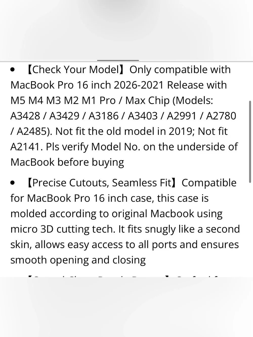 MacBook Pro 16” Hardshell Case - Crystal Clear